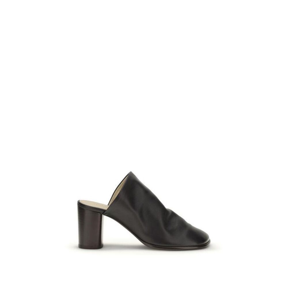 Lemaire Lamb Ovis Aries Aries Mules Women Black Sandals